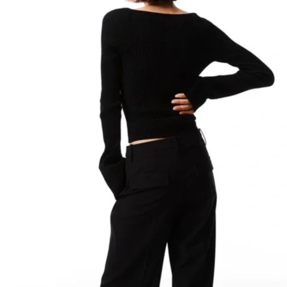 H&M Black Ribbed Sweater - Picture 2 of 8